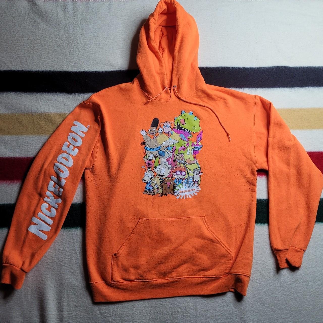 Nickelodeon 90s Cartoon Spellout Hoodie Free Depop