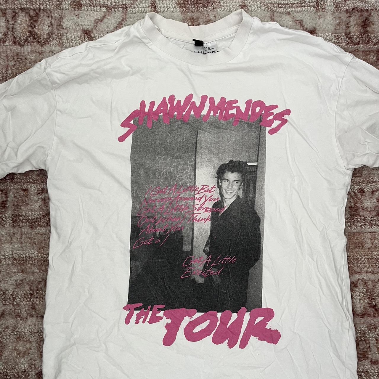 shawn mendes H M tour merch shirt. size XS. good. Depop