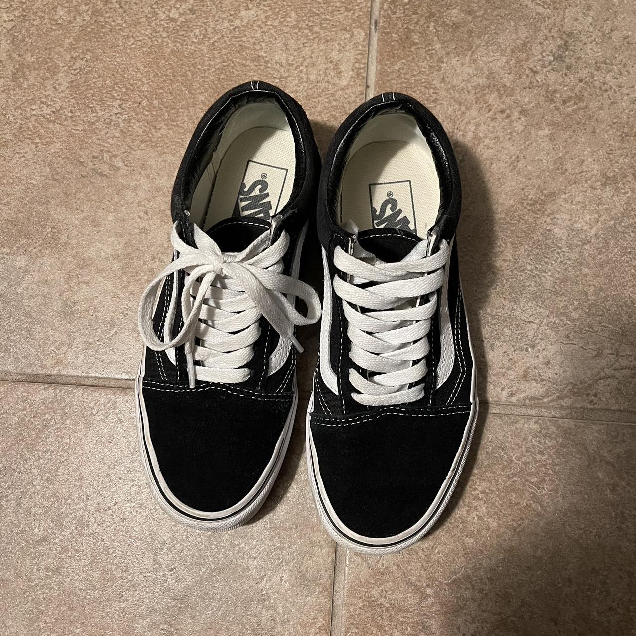 All black vans outlet womens size 6