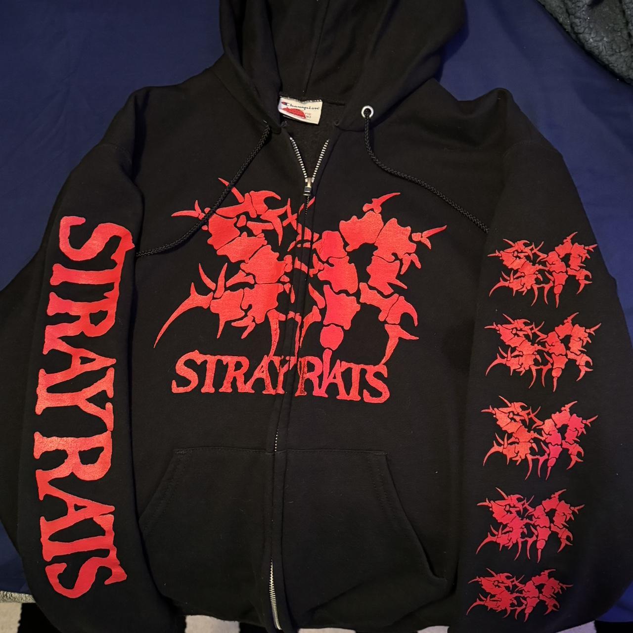 STRAY RATS zip up online champion hoodie