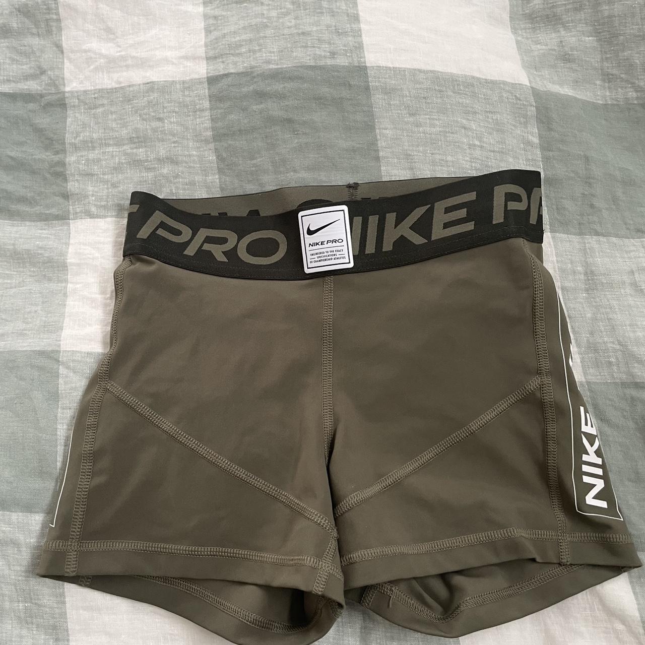 army green nike shorts