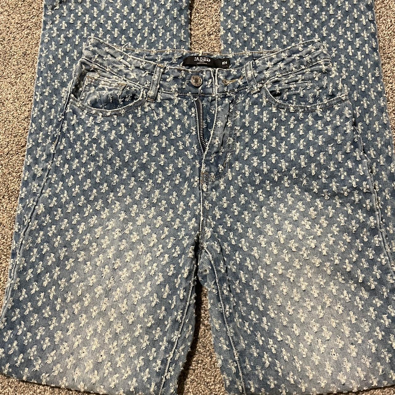 Jaded London Women's Blue Jeans Depop