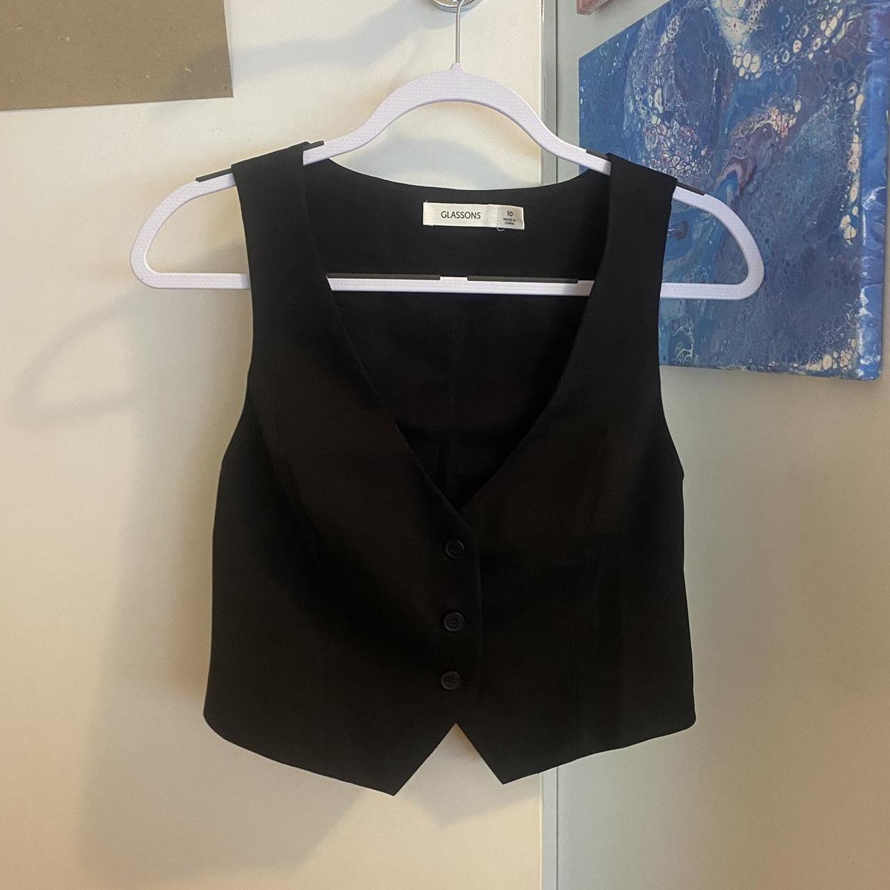 glassons vest women’s 10 - Depop