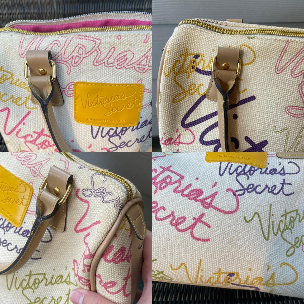 2000s y2k Victoria's Secret canvas handbag with the - Depop