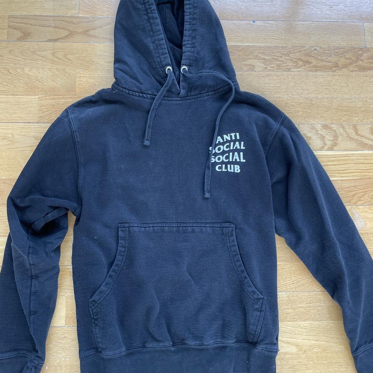 Anti Social Social Club Flower Hoodie assc Depop