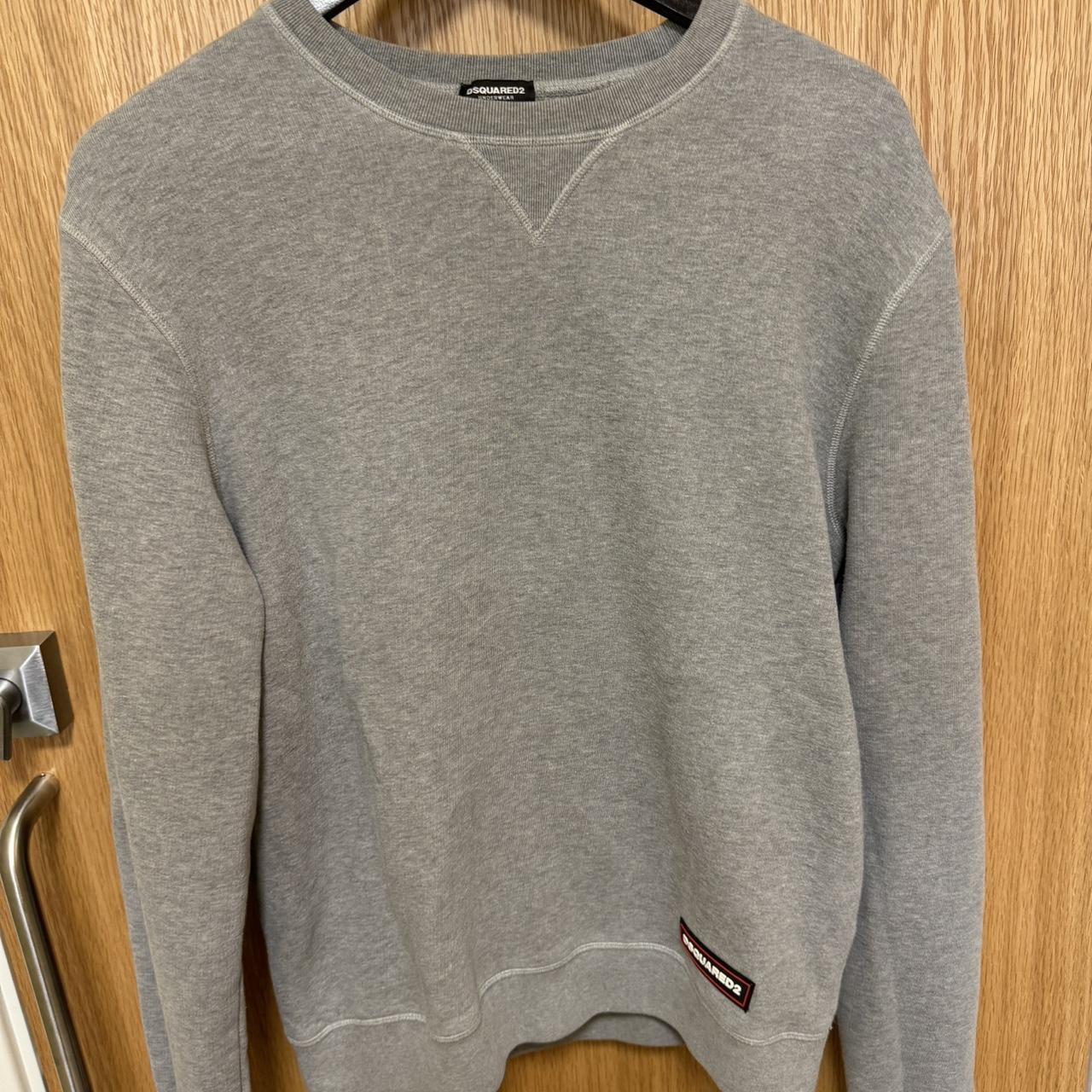 Dsquared2 grey jumper best sale