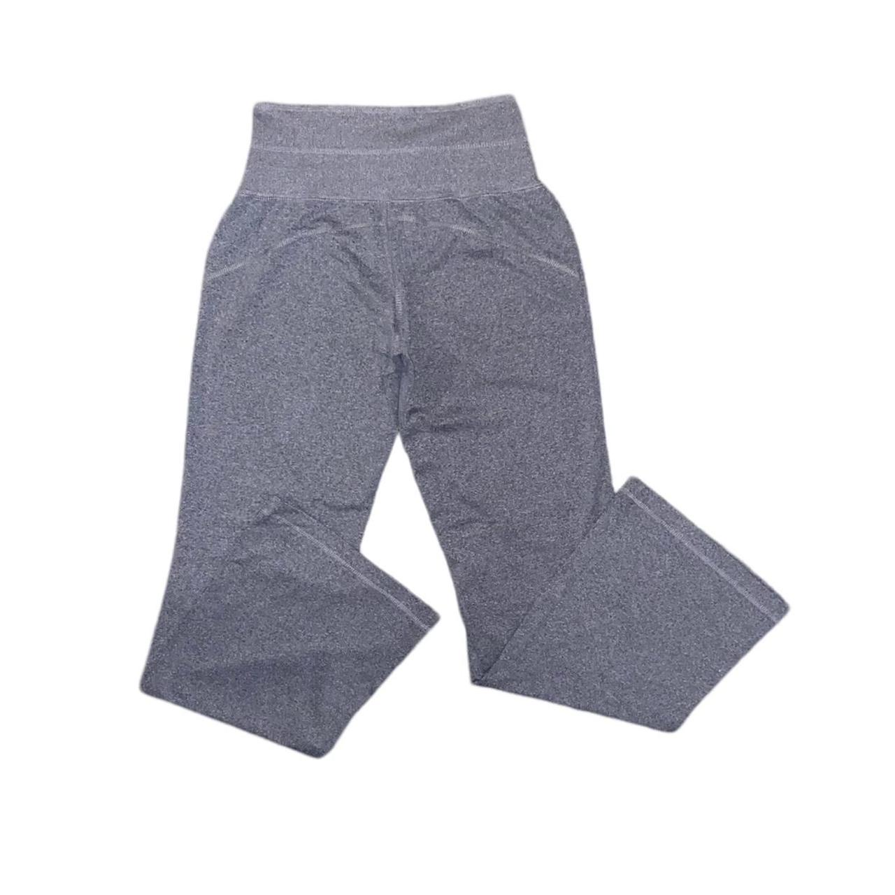 Tek gear flared yoga pants wide waistband steel gray - Depop