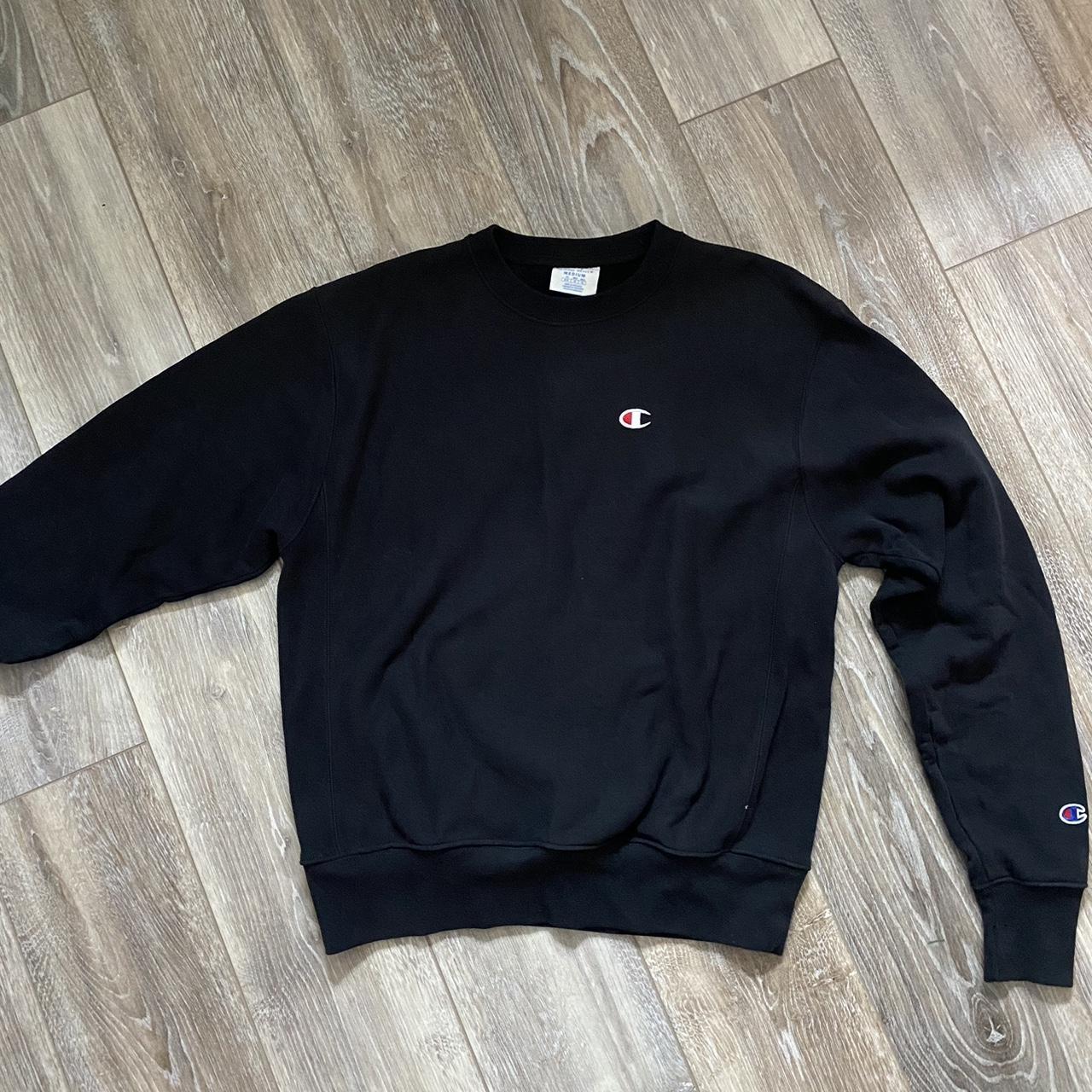 Champion black online jumper