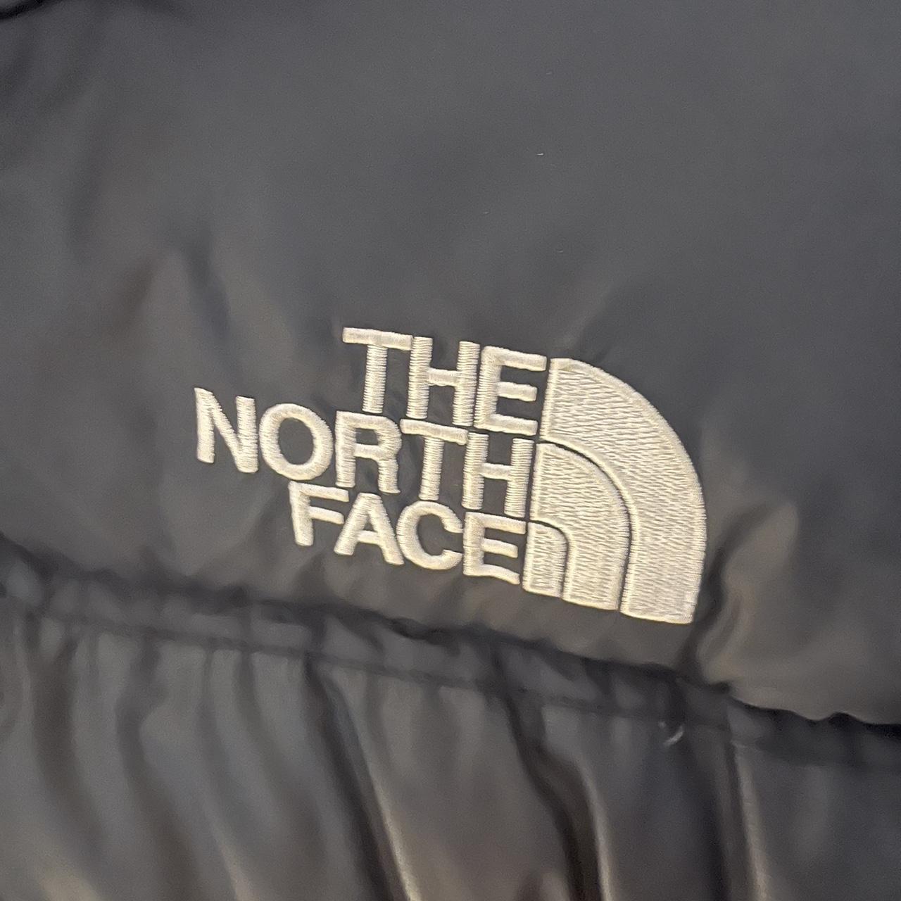 Small north face nuptse 700 jacket. Black puffer... - Depop