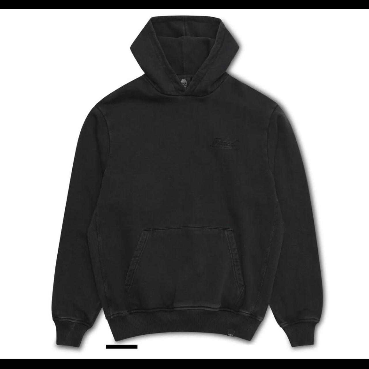 Men's Black Hoodie Depop