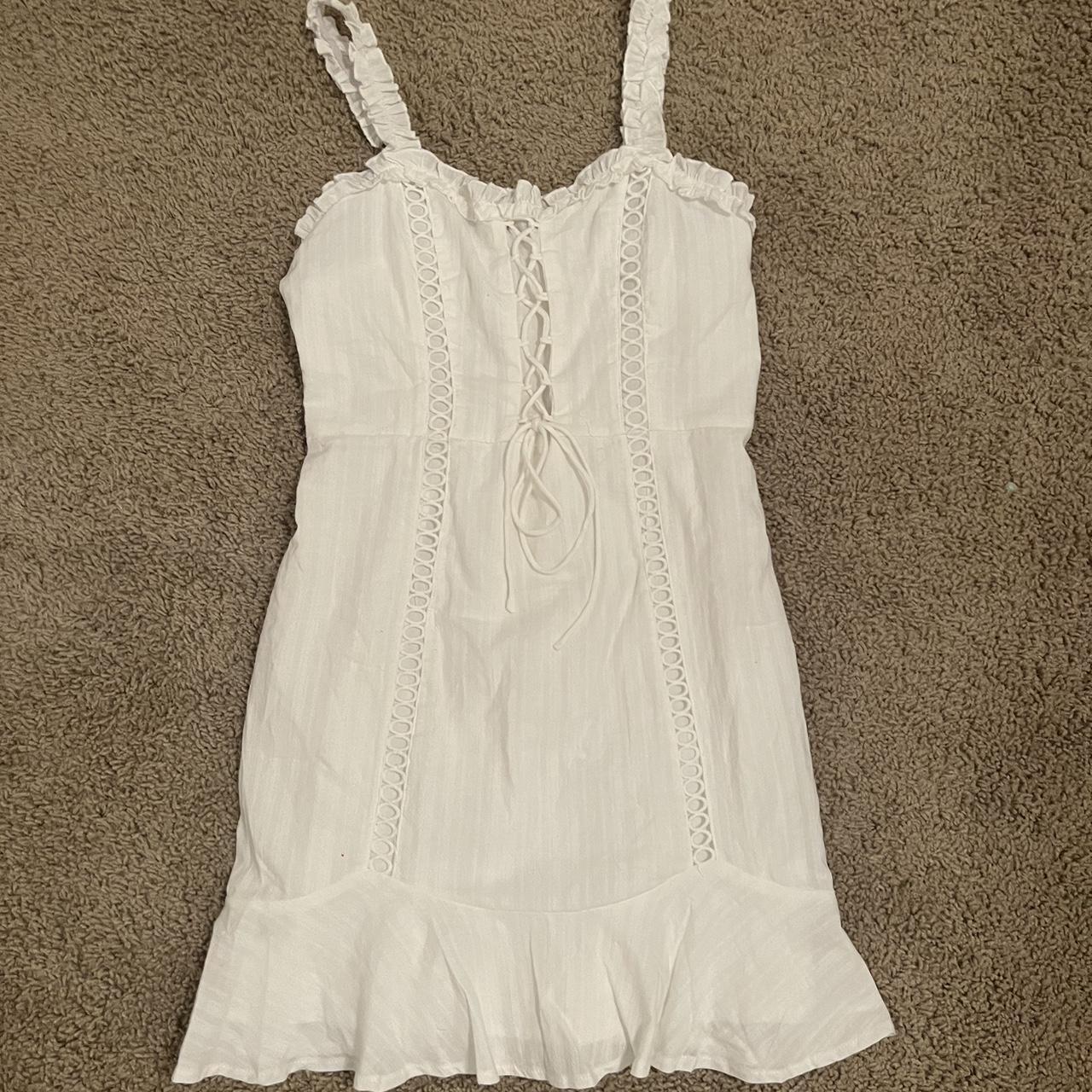 Urban Outfitters Women's White Dress | Depop