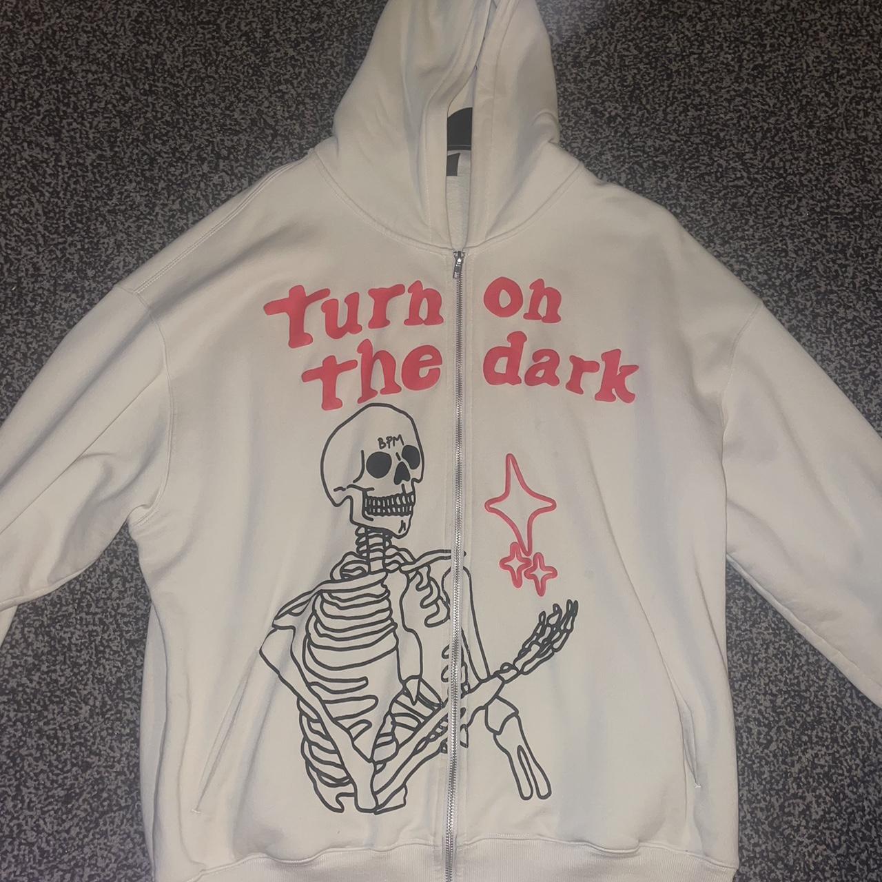 Broken Planet Zip Up Hoodie Bone White