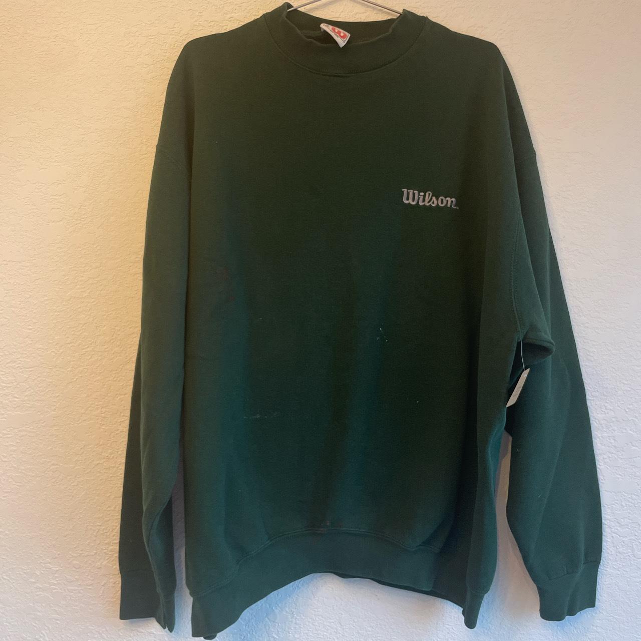 Vintage Wilson crewneck Size 3XL Some paint stains... - Depop