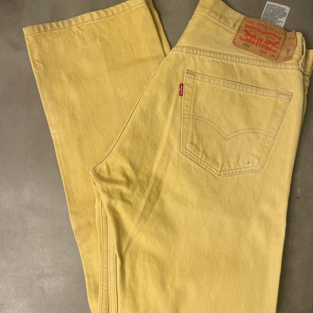 levi-s-grey-condition-yellow-levi-s-size-depop