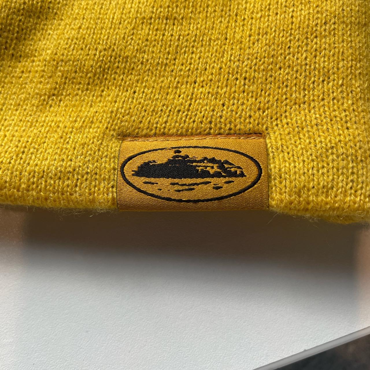 Corteiz 4starz yellow skully/beanie Only selling... Depop