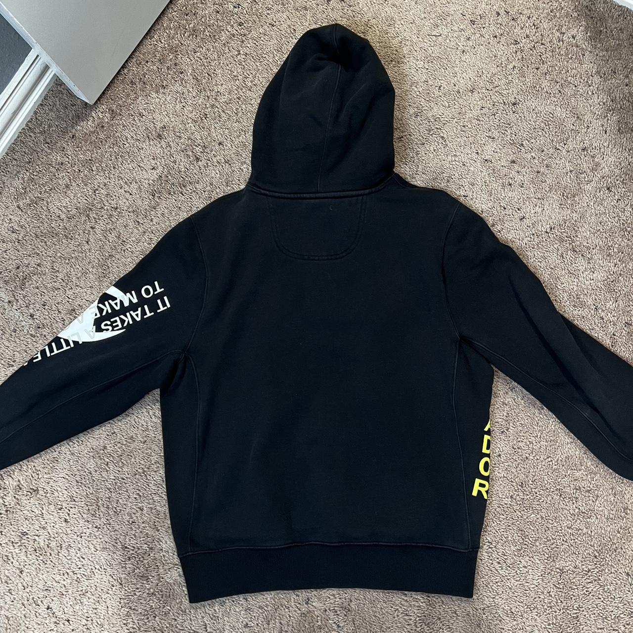 Black and deals yellow champion hoodie