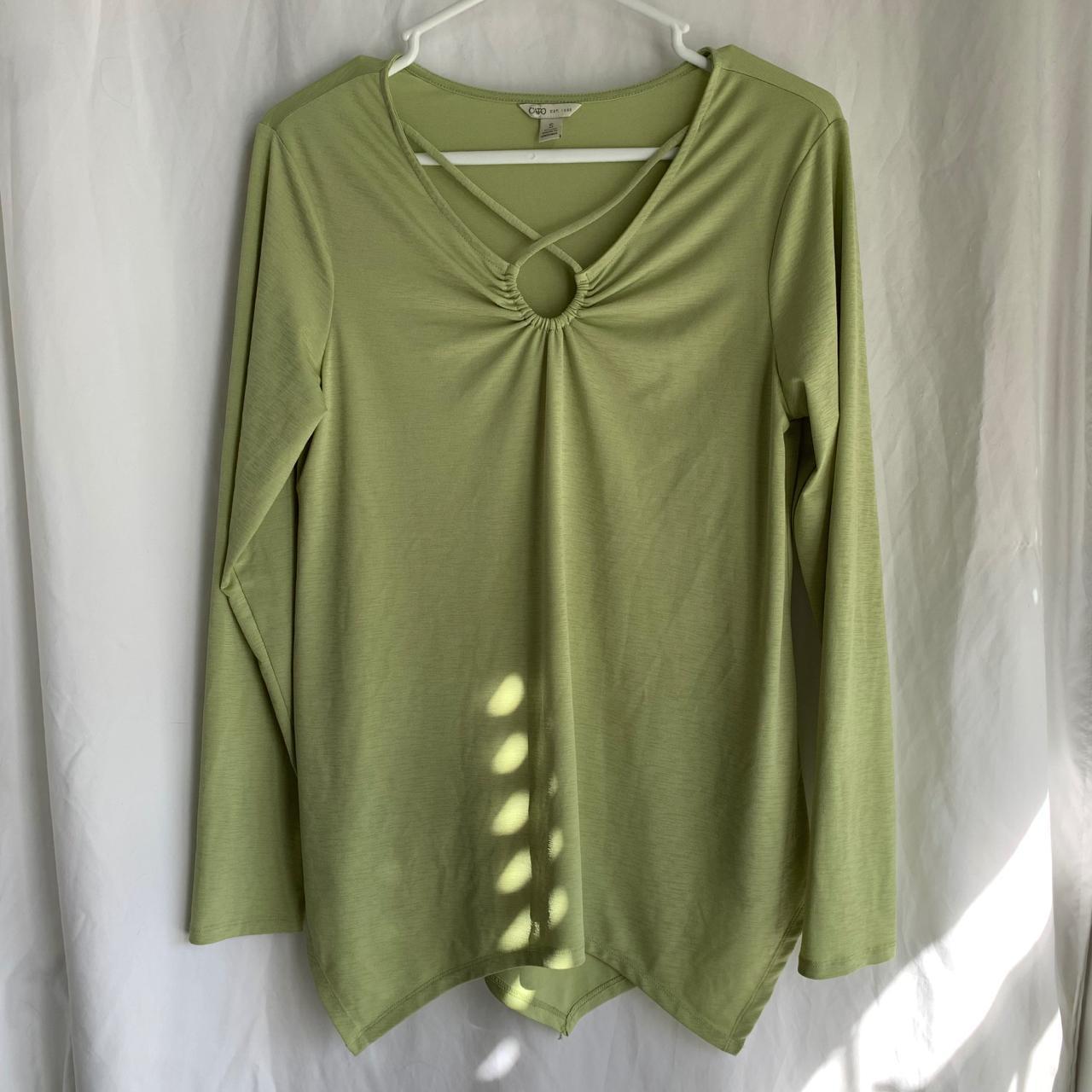 Cato Women's Green Shirt | Depop