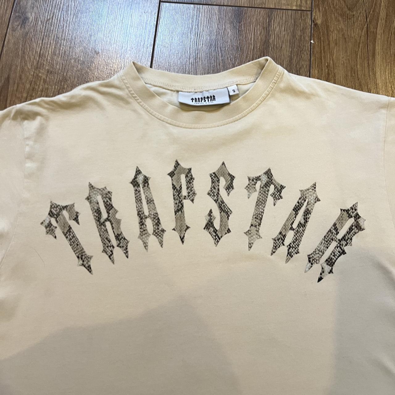 Trapstar Men's Cream T-shirt | Depop