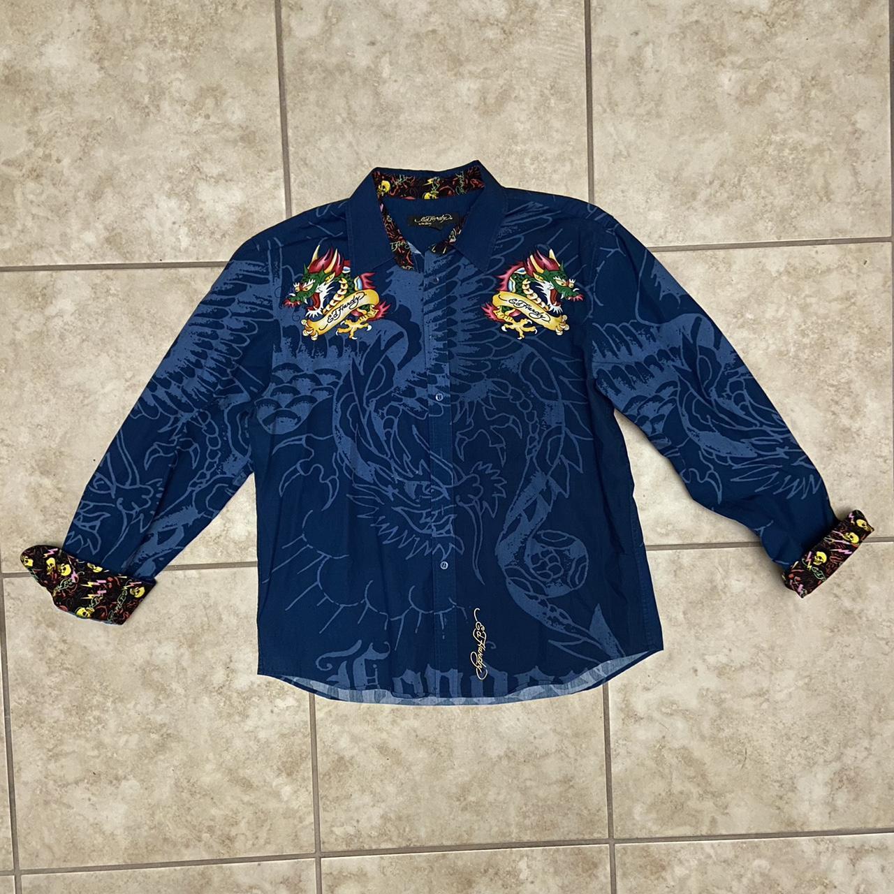 Ed hardy outlet shirt button up