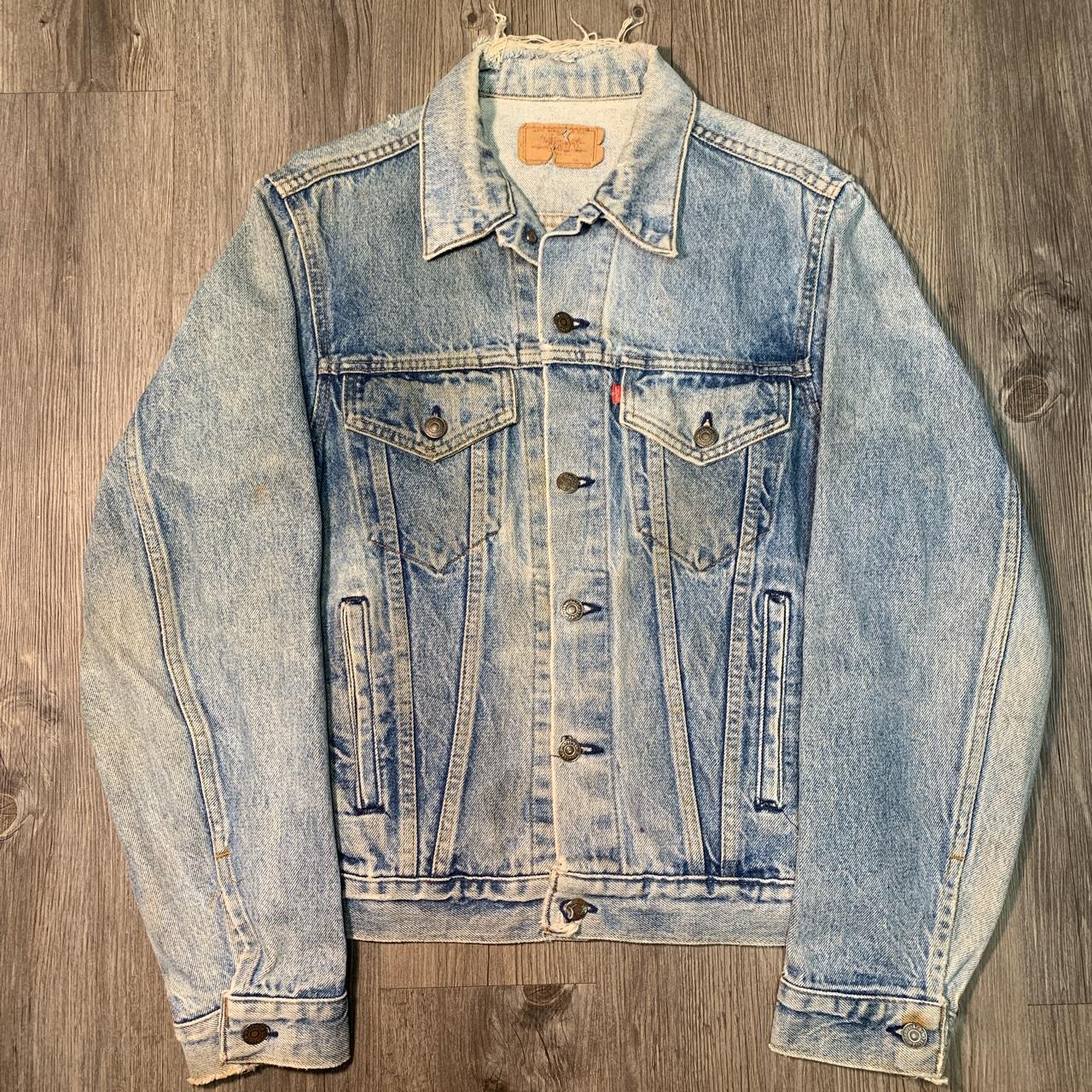 Vintage Levis Type 3 Denim Jacket Distressed... - Depop