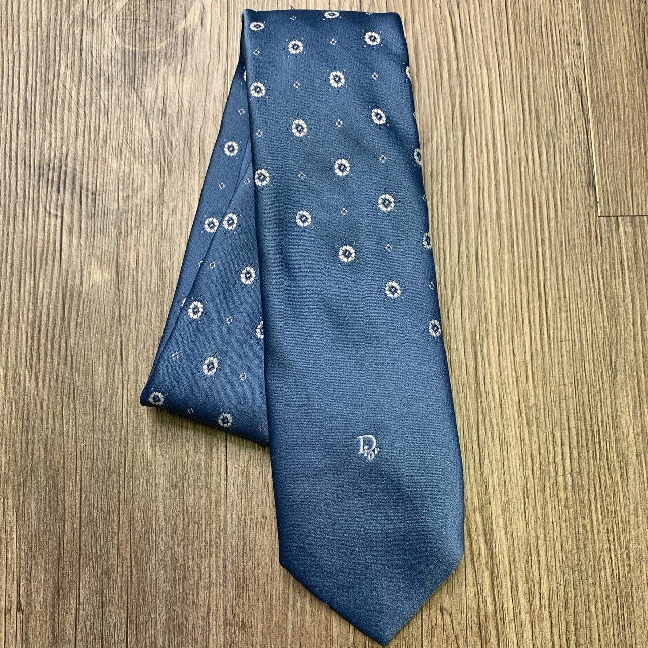 Vintage Christian Dior Tie 90s 59.5 inches long.... - Depop