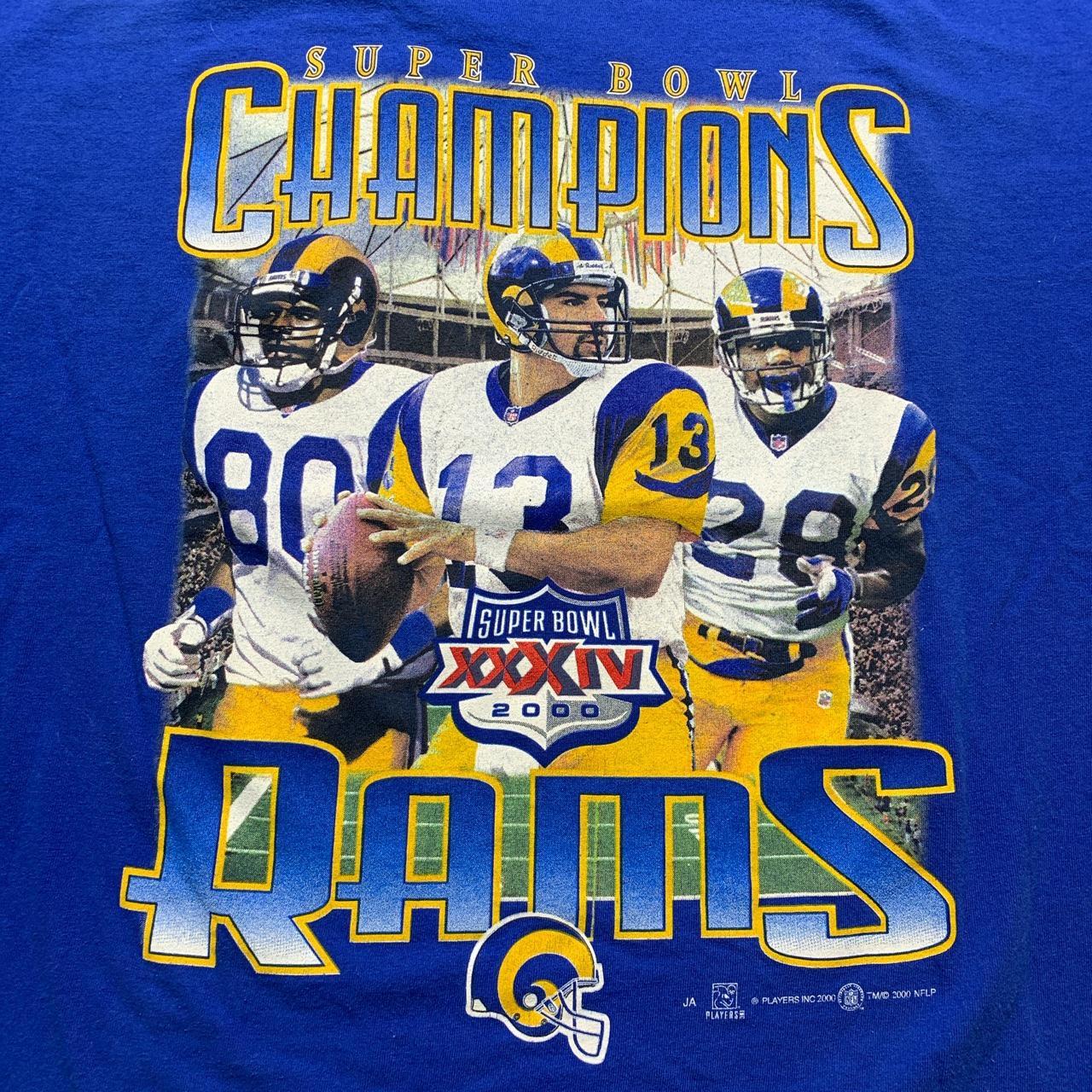 2000's Rams NFC Champions T-Shirt Size XL. In great - Depop