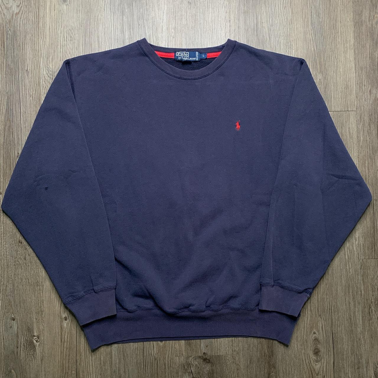 Vintage Polo Ralph Lauren Crewneck Sweatshirt... - Depop