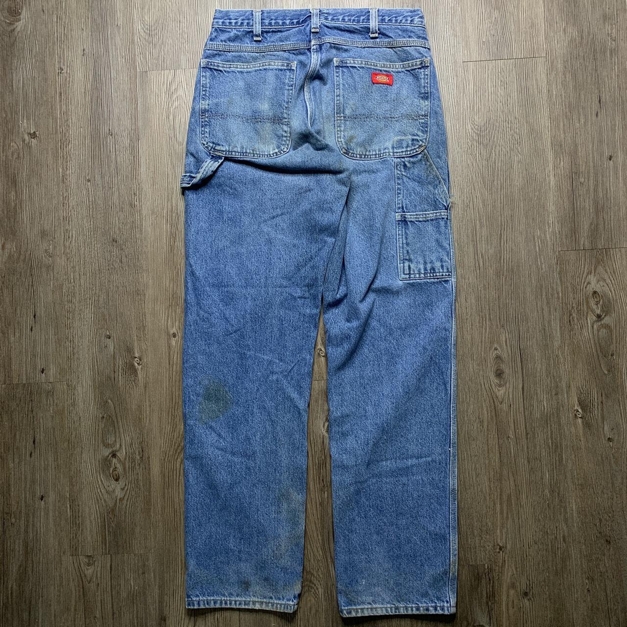 Dickies Carpenter Jeans size 32x34 but fit a 32x33.... - Depop