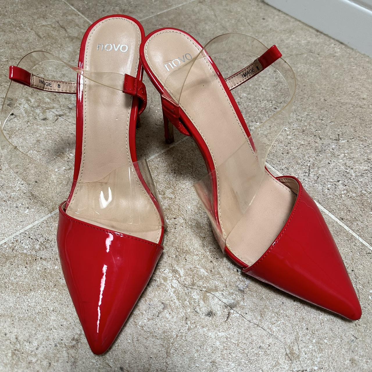 NOVO Red Stiletto - Gorgeous, comfortable and well... - Depop