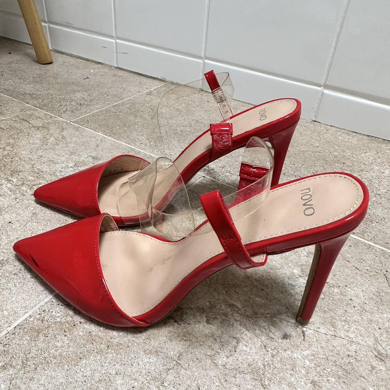 NOVO Red Stiletto - Gorgeous, comfortable and well... - Depop