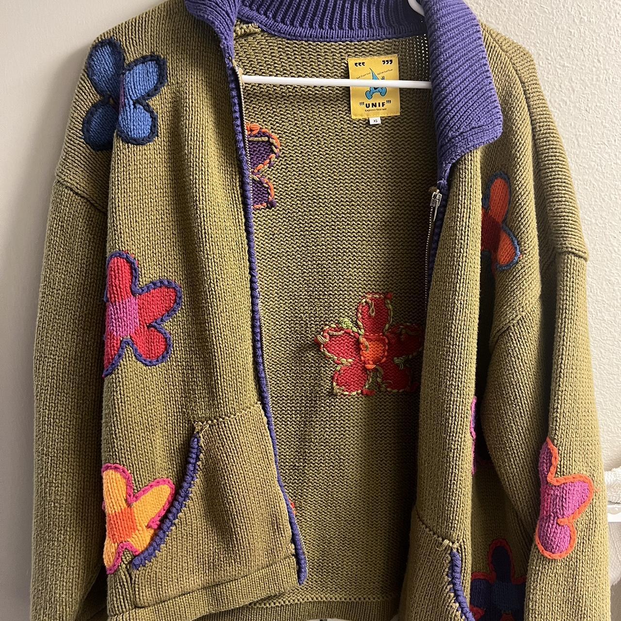 Unif flower clearance sweater