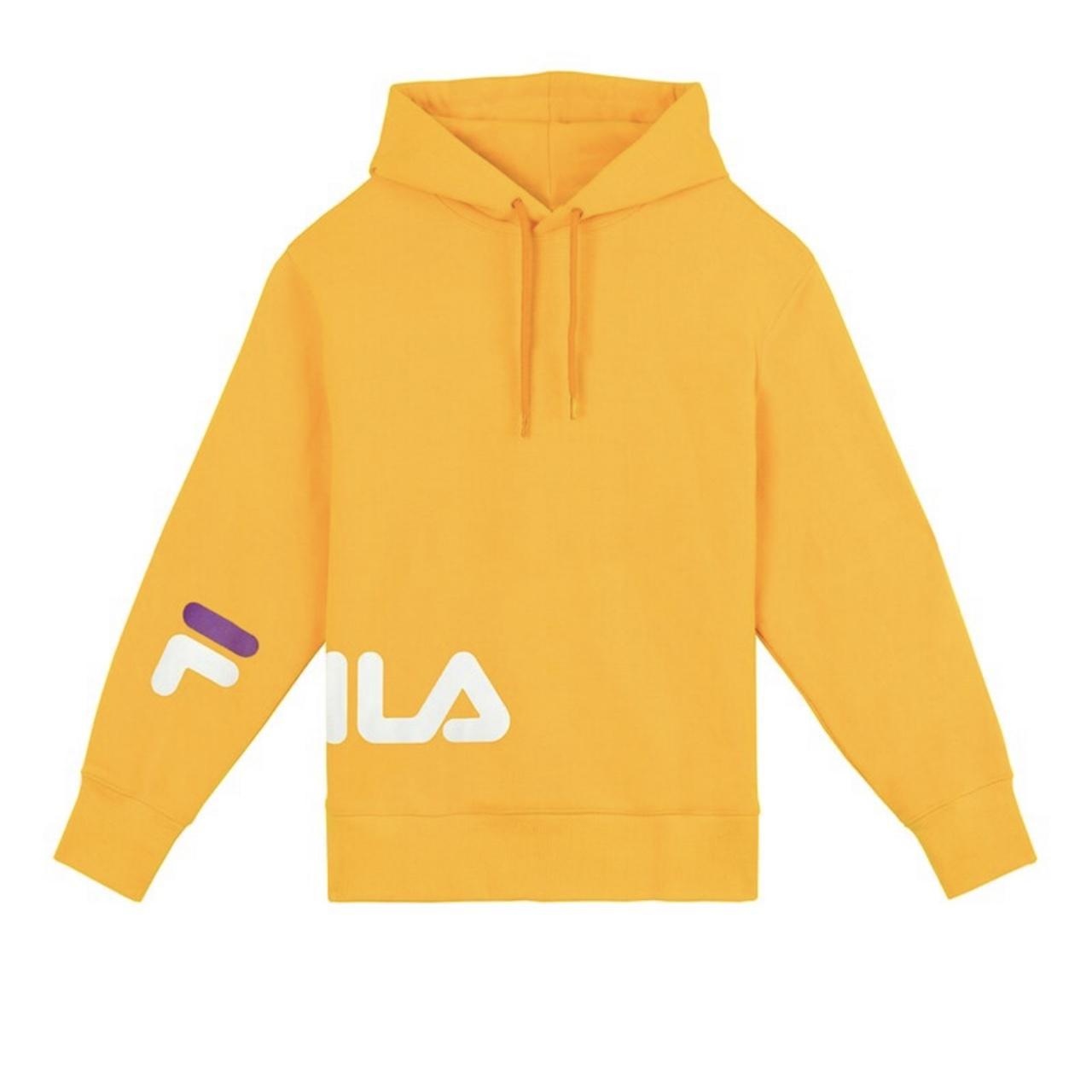 Fila yellow outlet hoodie