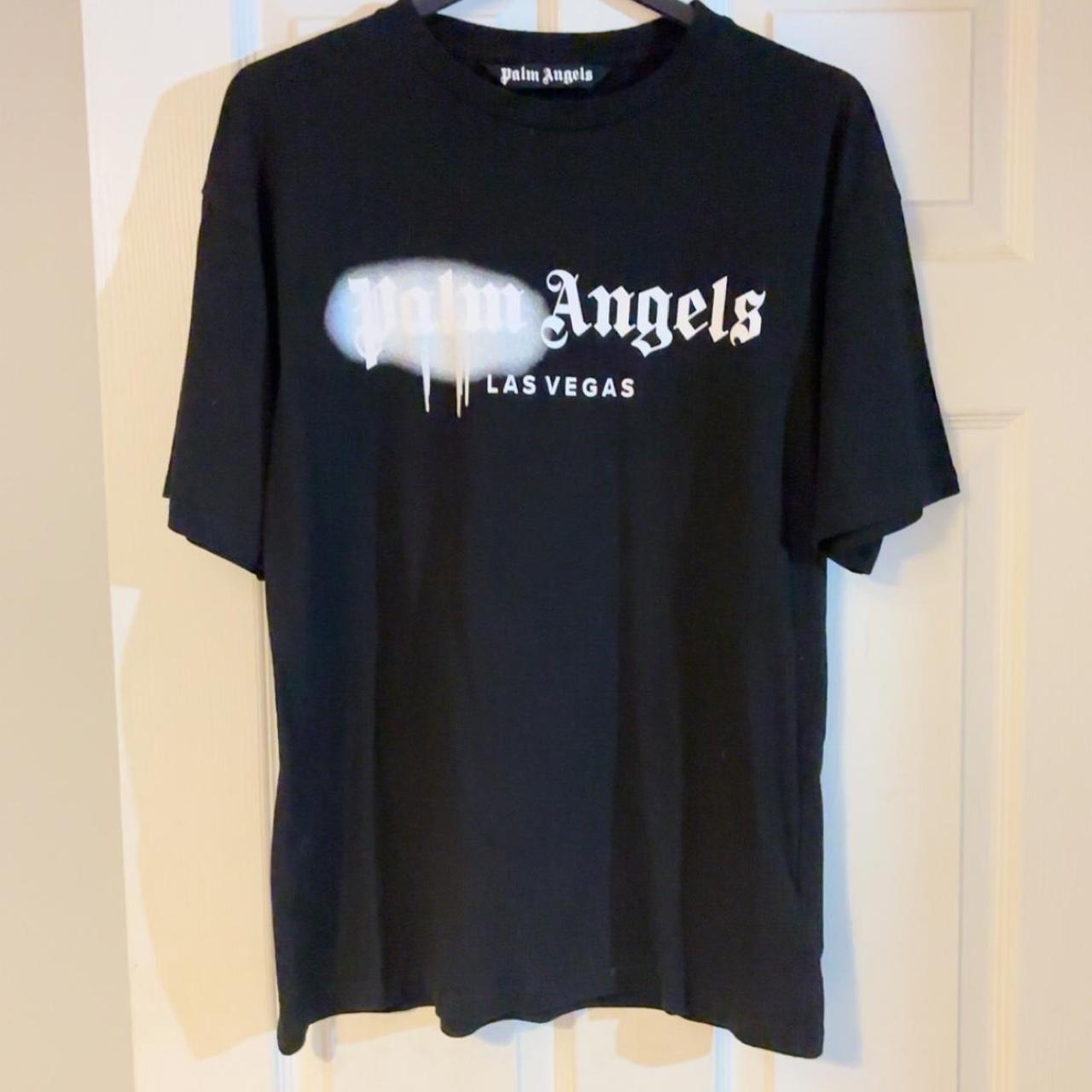 Authentic Palm angels T shirt with QR code to scan £80 | Depop
