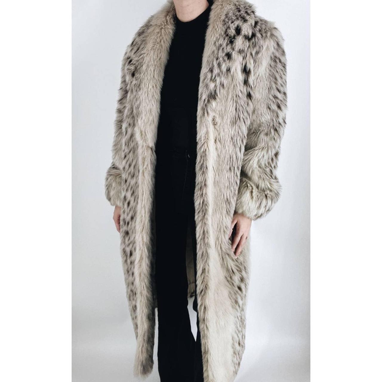 Vintage outlets Monterey Faux Fur Coat. Large