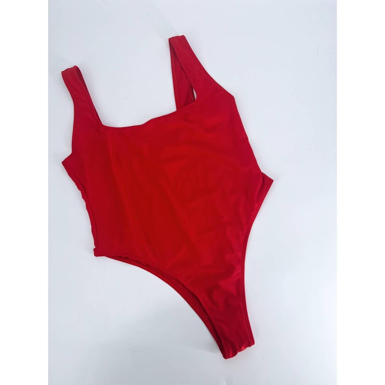 Boohoo on sale red swimsuit