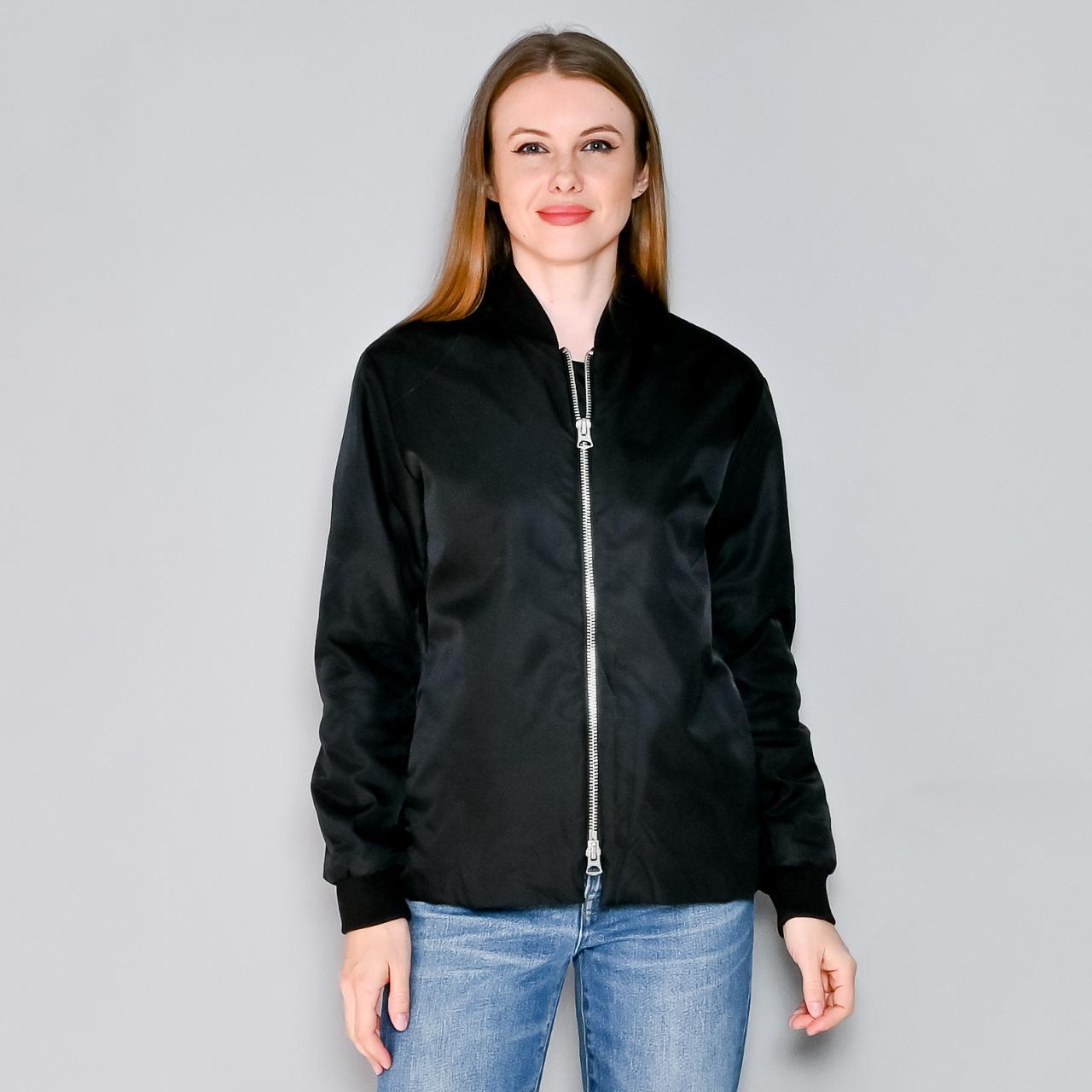 Acne black shop bomber jacket