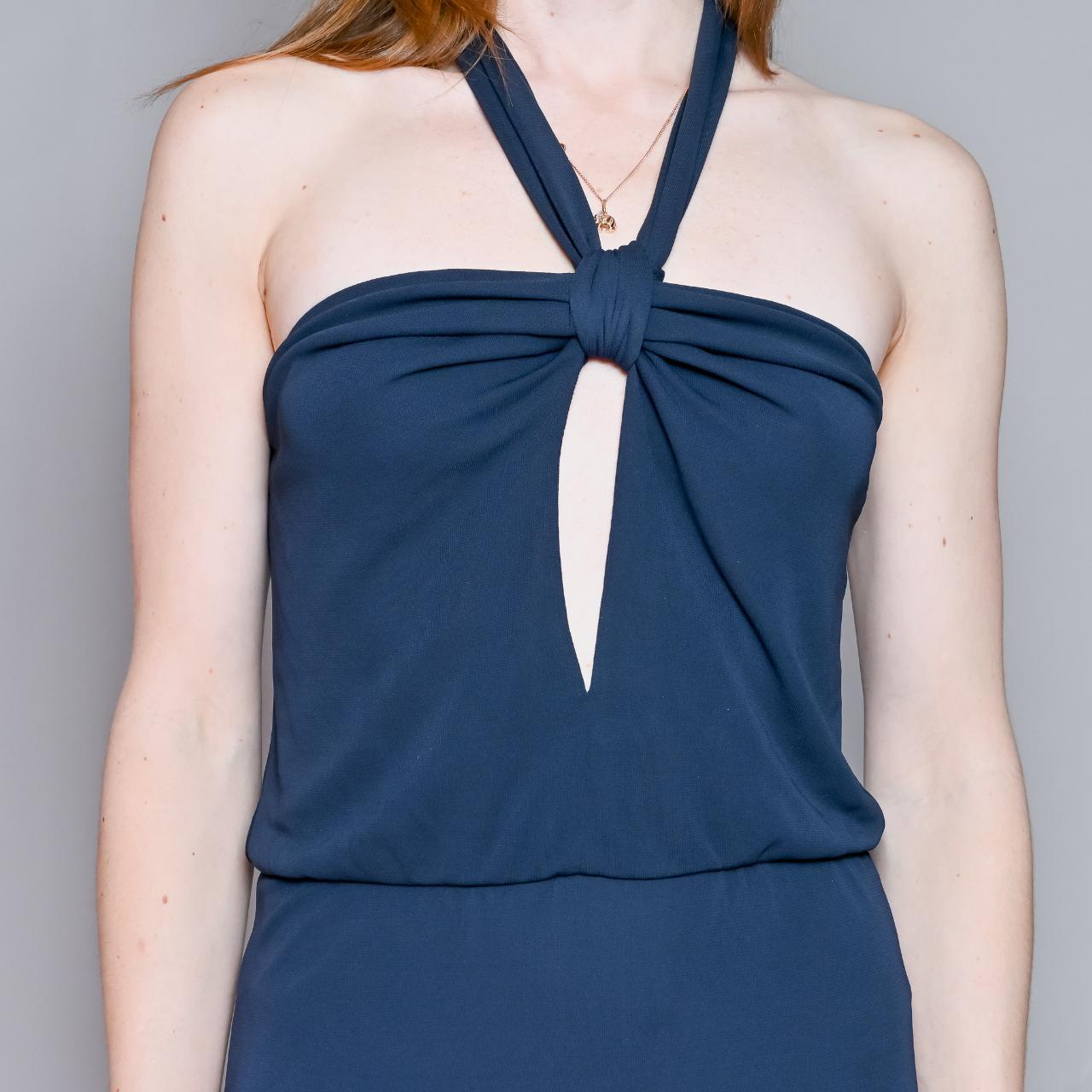 Black halo hot sale navy dress