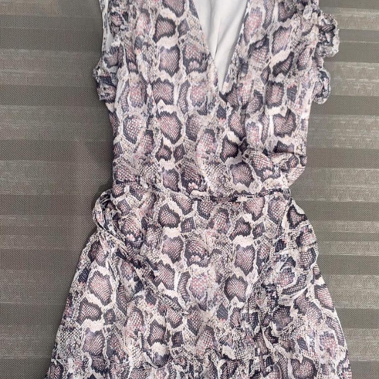 All saints clearance snake print dress