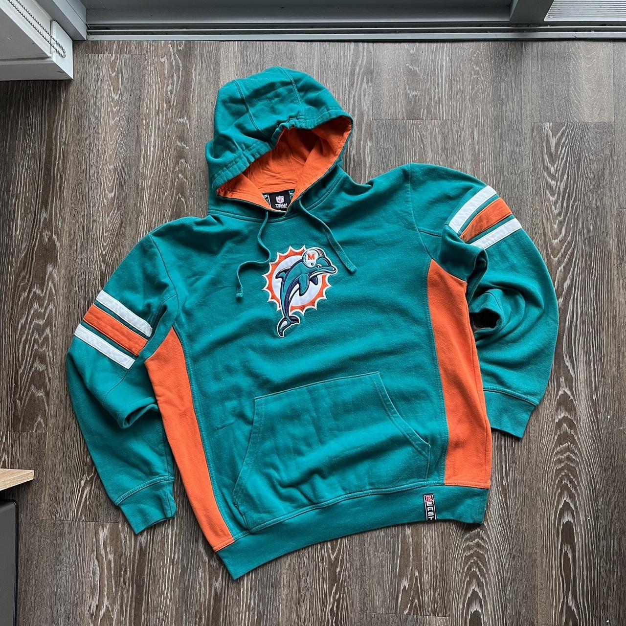 Miami Dolphins NFL Hoodie Sweatshirt no tagged as - Depop