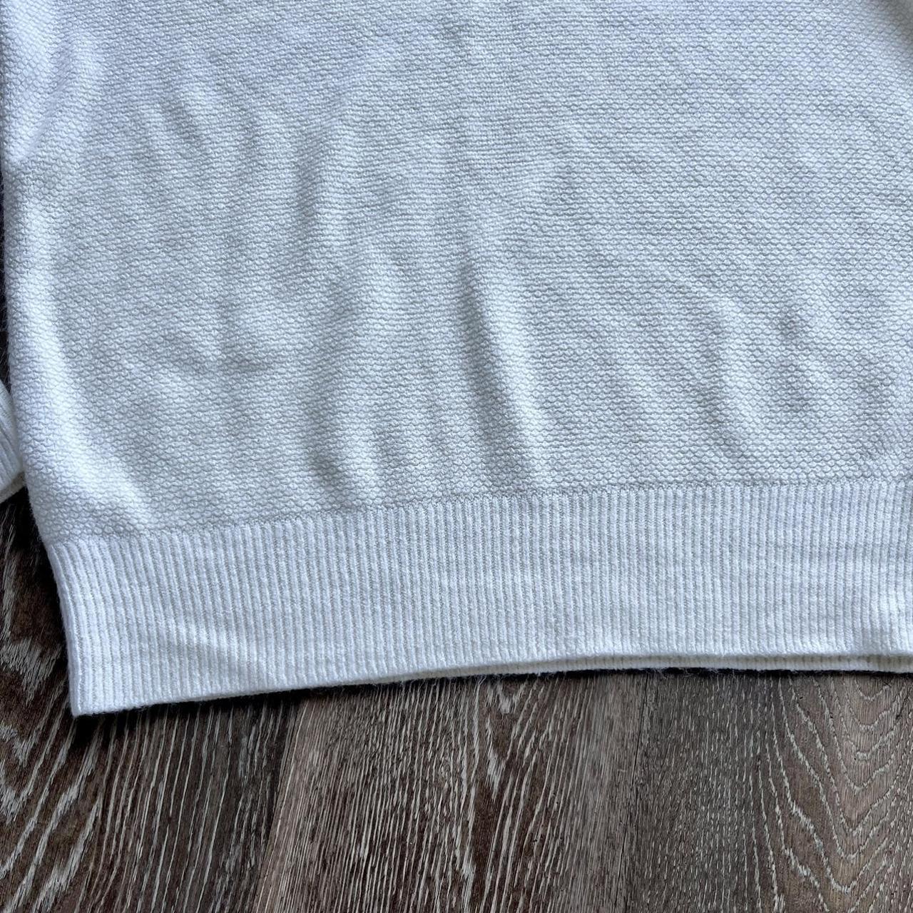 Christian Dior Women's White Jumper | Depop