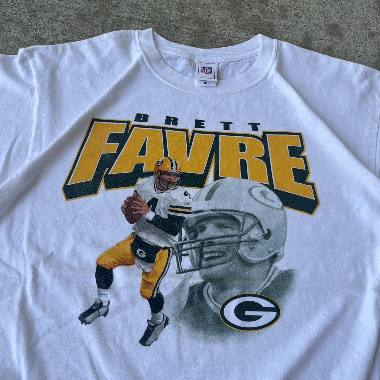 Vintage Green Bay Packers Brett Favre Jersey Logo - Depop