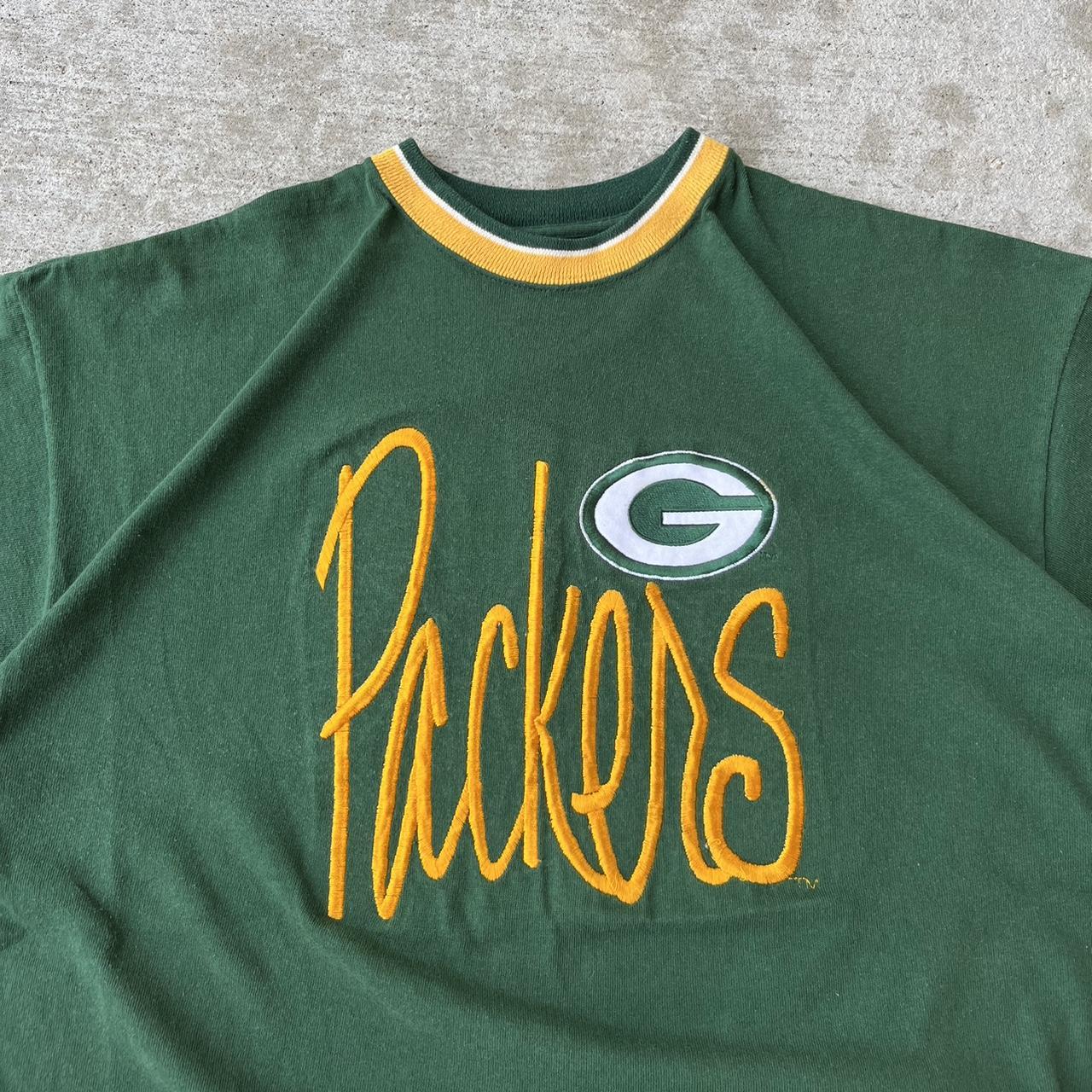 Vintage 90s Green Bay Packers T-Shirt Coach Mike - Depop