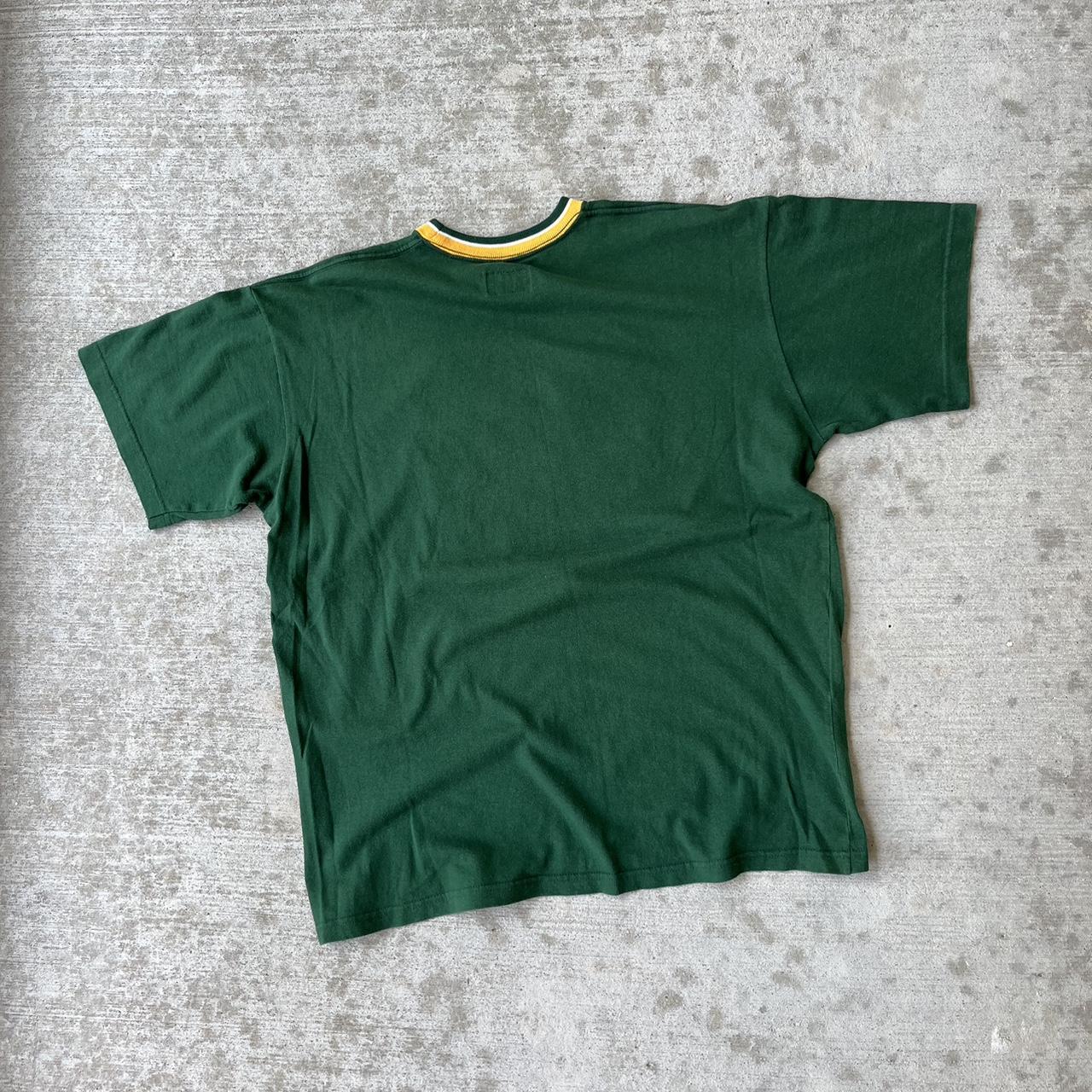 Funny Green Bay packers embroidered script t shirt. - Depop