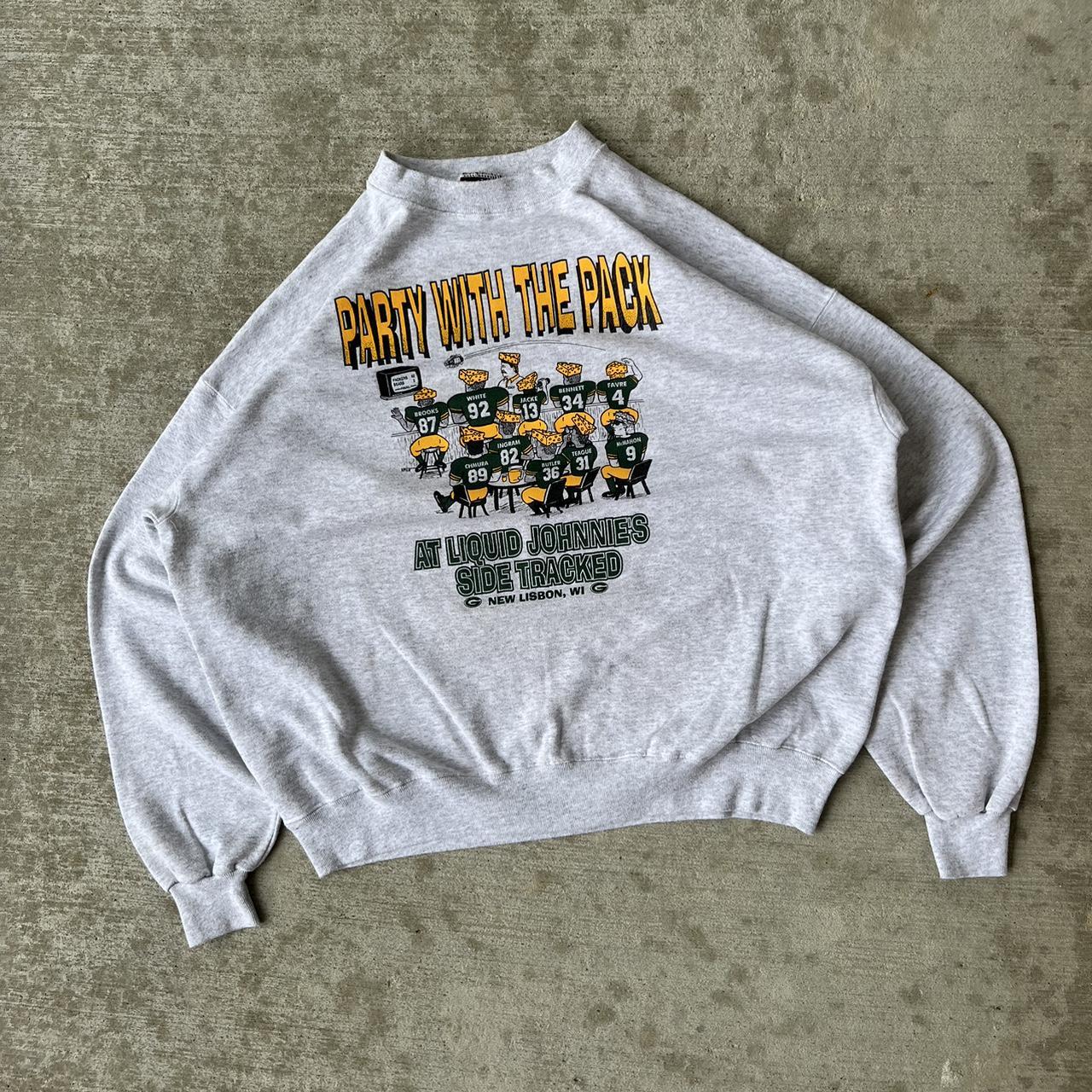 Vintage Green Bay Packers Crewneck Sweatshirt Sz 3xl Good Condition Made Usa