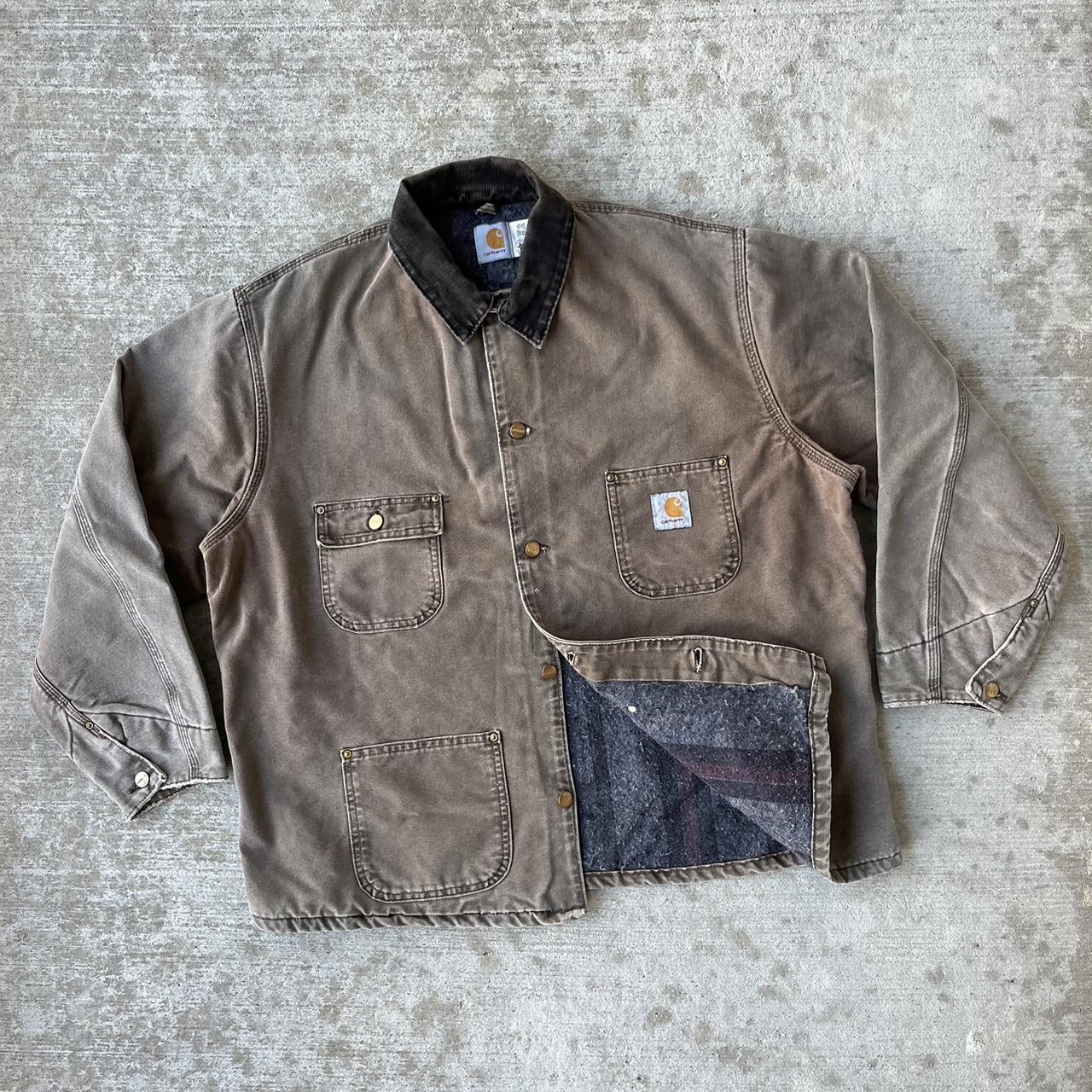 Vintage 90s mocha brown carhartt 2024 jacket