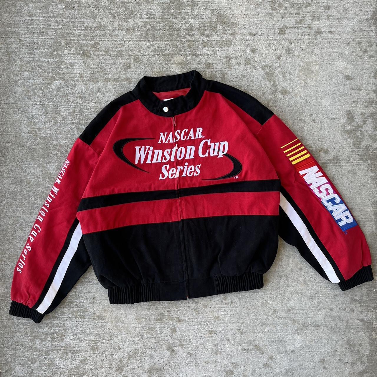 XL NASCAR Winston discount Cup Series Racing Jacket Bulldawg Racing Apparel Cotton Nylon