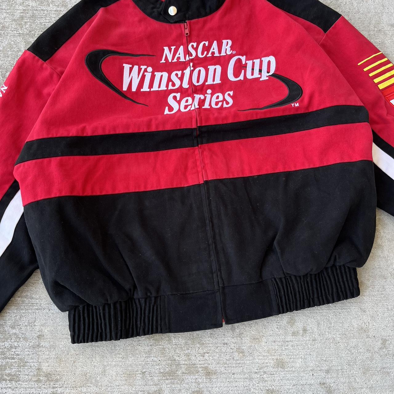 Bulldawg Racing Apparel NASCAR Winston Cup Series cheapest Jacket Sz XL Red Black White