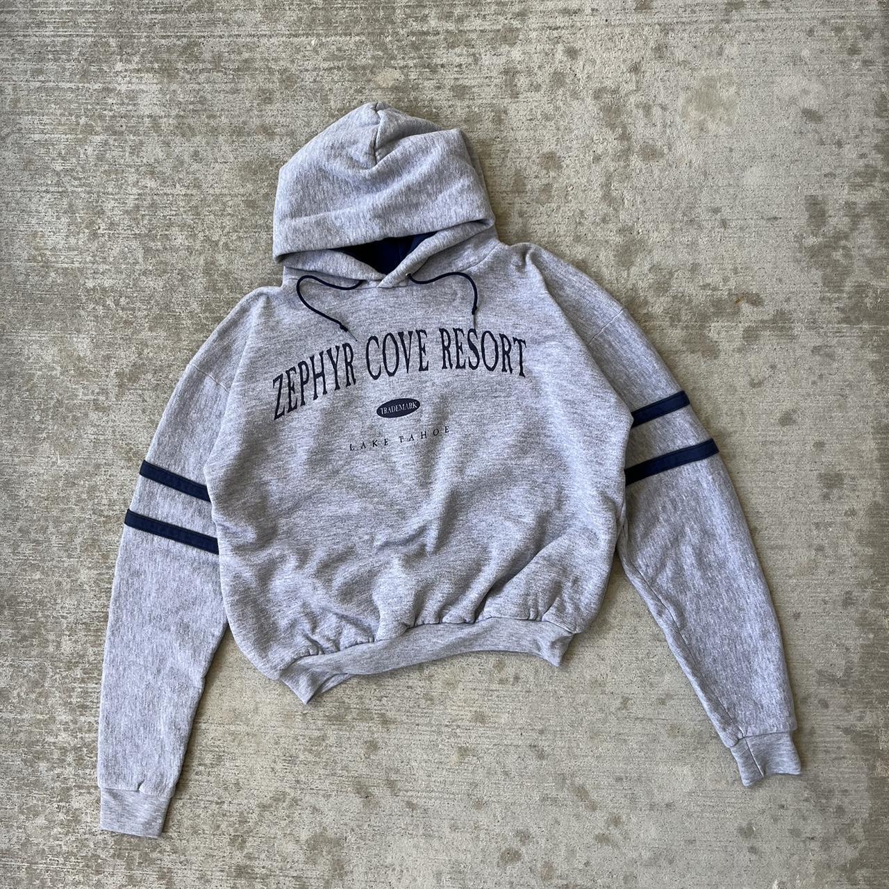 Mens Hoodies Prairie Mountain Hoodie Vintage 90s Lake Tahoe