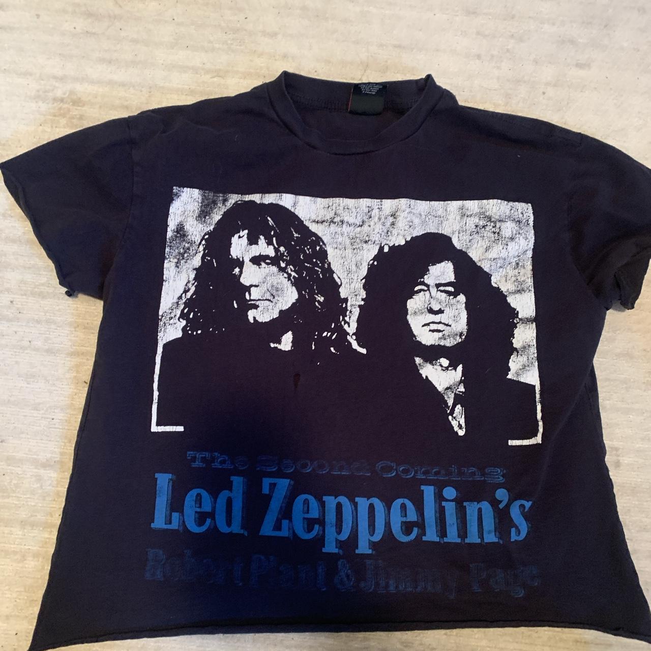 Vintage giant tag Led Zeppelin (jimmy page and - Depop