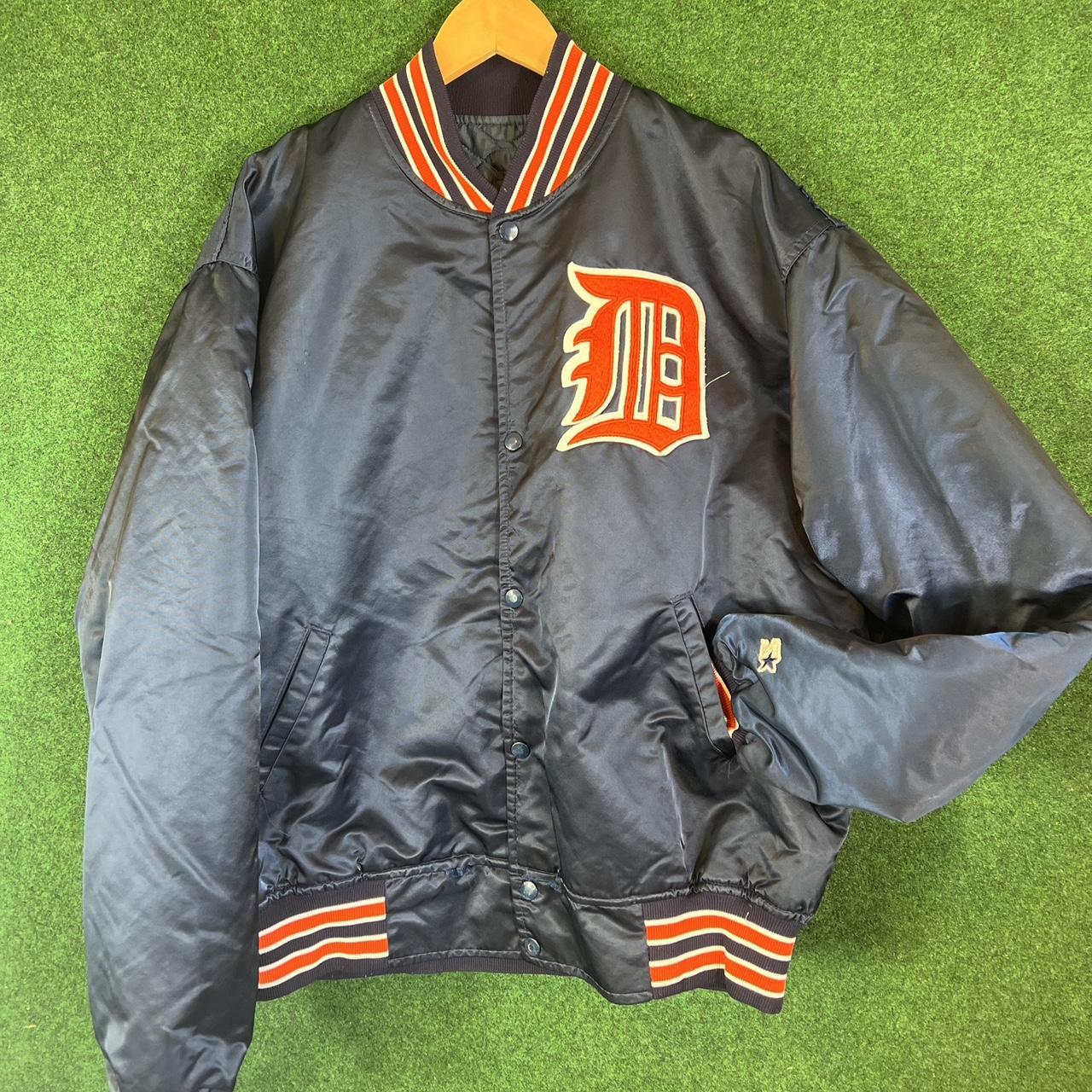 MLB TIGERS satin jacket. this baby is stunning. size - Depop